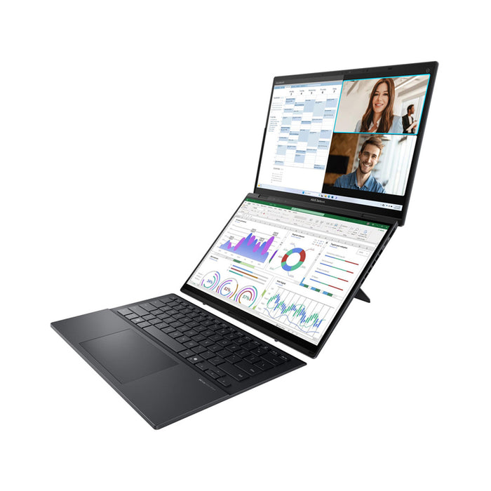 Лаптоп 2 в 1 ASUS Zenbook Duo OLED UX8406CA-PZ005W 14.0 ", INTEL CORE ULTRA 9 285H, RAM 32 GB, SSD 2000 GB, INTEL ARC GRAPHICS, WINDOWS 11, INKWELL GRAY