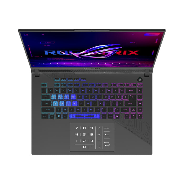 Гейминг лаптоп ASUS ROG STRIX G16 G614PR-RV022W 16.0 ", AMD RYZEN 9 8940HX, RAM 32 GB, SSD 1000 GB, NVIDIA GEFORCE RTX5070 TI, 12 GB GDDR7, WINDOWS 11, ECLIPSE GRAY