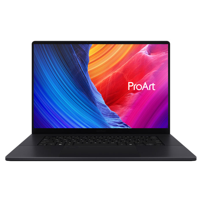 Лаптоп ASUS OLED ProArt P16 H7606WP-RJ162X 16.0 ", AMD RYZEN AI 9 HX 370, RAM 64 GB, SSD 2000 GB, NVIDIA GEFORCE RTX5070, 8 GB GDDR7, WINDOWS 11 PRO, NANO BLACK