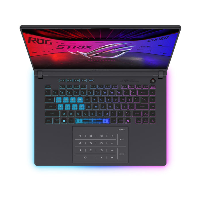 Гейминг лаптоп ASUS ROG Strix G16 G615LP-S5053W 16.0 ", INTEL CORE ULTRA 9 275HX, RAM 32 GB, SSD 1000 GB, NVIDIA GEFORCE RTX5070, 8 GB GDDR7, WINDOWS 11, ECLIPSE GRAY