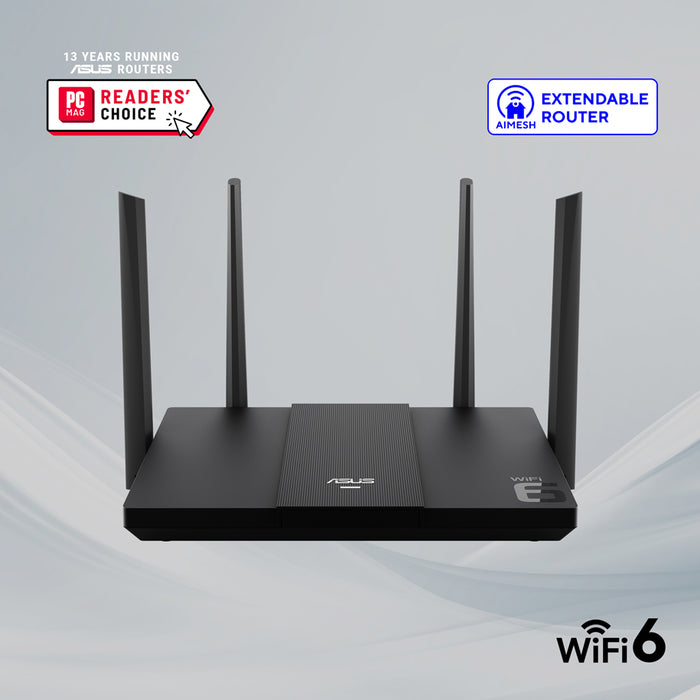 РУТЕР ASUS RT-AX3000E Tri-band, WI-FI 6, Gigabit