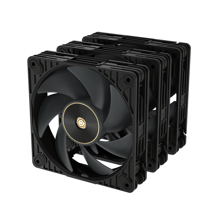 Комплект Вентилатори 3в1 ASUS PROART PF120 PWM - Black 120x120x28 mm