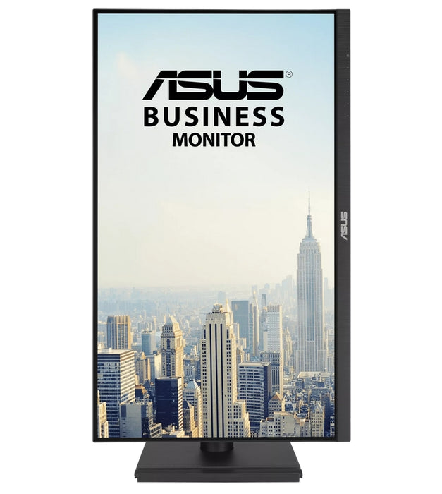 Asus VA27DQFS бизнес монитор, 27", IPS, Full HD, без рамка, 100Hz, Adaptive-Sync, 1ms MPRT, HDMI, DP, VGA, Low Blue Light, Flicker-Free, ергономичен дизайн, за стенен монтаж, черен