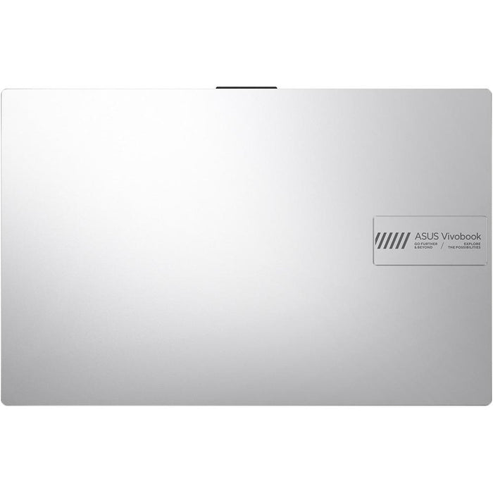 Asus Vivobook Go E1504FA-BQ2424W, AMD, Ryzen R5-7520U 2.8GHz (6MB кеш, до 4.3GHz, 4 ядра, 8 нишки),15.6" FHD (1920x1080),16GB (на bd) LPDDR5, 1TB SSD G3, AMD Radeon Graphics, подсветка ,Chiclet клавиатура, Windows 11 Home, Cool Silver