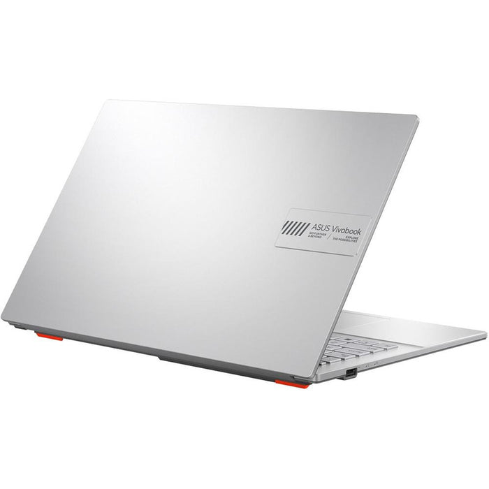 Asus Vivobook Go E1504FA-BQ2424W, AMD, Ryzen R5-7520U 2.8GHz (6MB кеш, до 4.3GHz, 4 ядра, 8 нишки),15.6" FHD (1920x1080),16GB (на bd) LPDDR5, 1TB SSD G3, AMD Radeon Graphics, подсветка ,Chiclet клавиатура, Windows 11 Home, Cool Silver