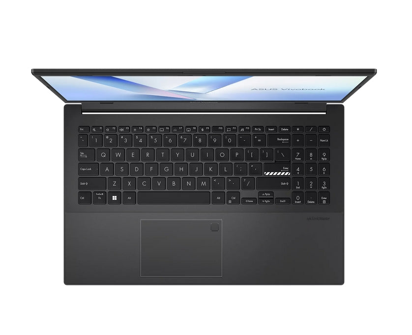Asus Vivobook Go E1504FA-BQ2878NA, AMD Ryzen 3 30 2.4GHz (6MB кеш, до 4.1GHz, 4 ядра, 8 нишки), LPDDR5 16GB (на борда), 512GB, без операционна система, черен цвят, без адаптер