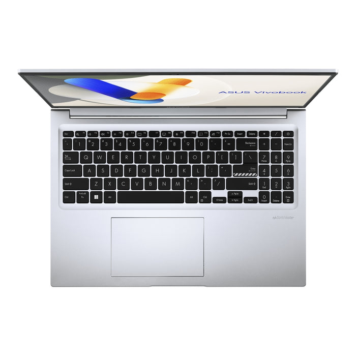 Asus Vivobook X1605VA-SH2557, Intel Core 9 270H 2.7 GHz (24MB кеш, до 5.8 GHz, 14 ядра, 20 нишки), 16.0 WUXGA(WU) 1920X1200 16:10 300nits Glare, 24GB DDR5 (8 GB на BD), 1TB SSD, клавиатура с подсветка, без операционна система, Cool Silver