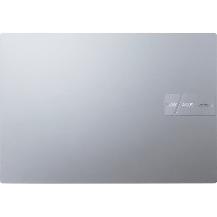Asus Vivobook X1605VA-SH2557, Intel Core 9 270H 2.7 GHz (24MB кеш, до 5.8 GHz, 14 ядра, 20 нишки), 16.0 WUXGA(WU) 1920X1200 16:10 300nits Glare, 24GB DDR5 (8 GB на BD), 1TB SSD, клавиатура с подсветка, без операционна система, Cool Silver