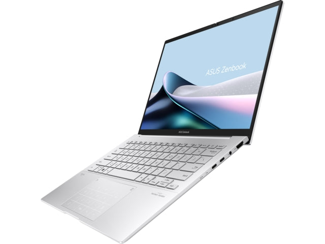 Asus Zenbook UX3405CA-ST787X, Intel Ultra 9 285H 2.9 GHz (24MB кеш, до 5.4 GHz, 16 ядра, 16 нишки), 14.0 OLED WQXGA+ (WQ+) 2880X1800 16:10 Bend+500nits Glare, 120 Hz, LPDDR5X 32GB (вградена), 1TB SSD G4, Windows 11 Pro, Foggy Silver