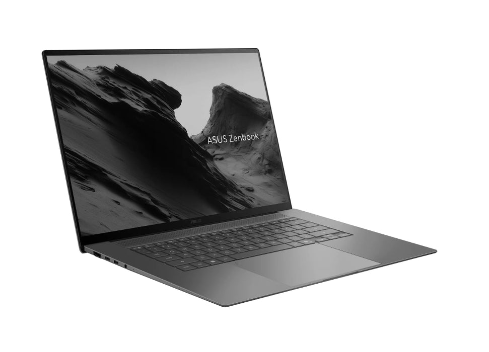 Asus Zenbook S UM5606GA-SR222X, Ryzen AI 9, 16" OLED WQXGA+(WQ+) 2880*1800 16:10 Bend+500nits, 120Hz, Glare, 32GB LPDDR5X (32GB на BD), 2TB SSD, подсветена Chiclet клавиатура, Windows 11 Pro, Antrim Grey, Sleev