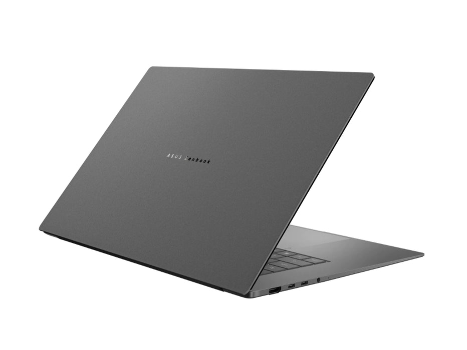 Asus Zenbook S UM5606GA-SR222X, Ryzen AI 9, 16" OLED WQXGA+(WQ+) 2880*1800 16:10 Bend+500nits, 120Hz, Glare, 32GB LPDDR5X (32GB на BD), 2TB SSD, подсветена Chiclet клавиатура, Windows 11 Pro, Antrim Grey, Sleev