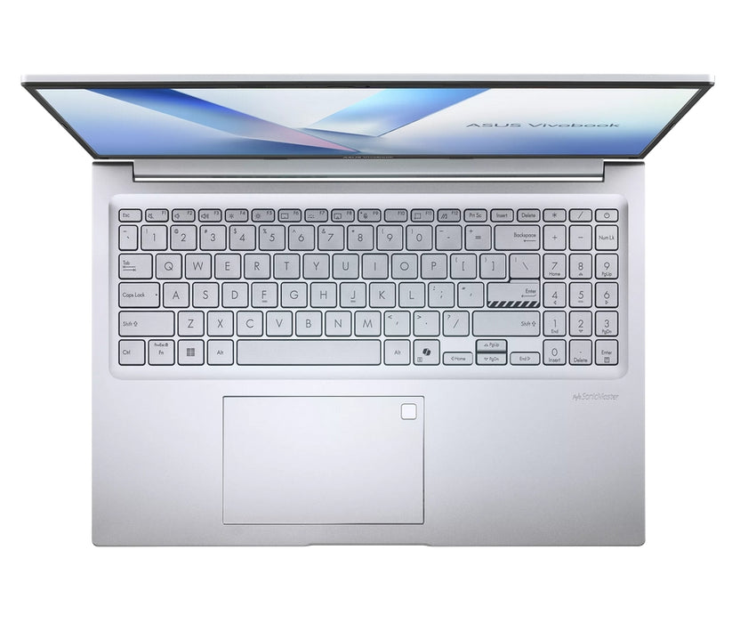 Asus Vivobook M1605NAQ-SH054, Ryzen 7, 16.0 OLED WUXGA(WU) 1920X1200 16:10 Bend+300nits Glare, 16GB LPDDR5 (8 GB на BD), 1TB SSD, подсветена клавиатура, БЕЗ ОС, Cool Silver
