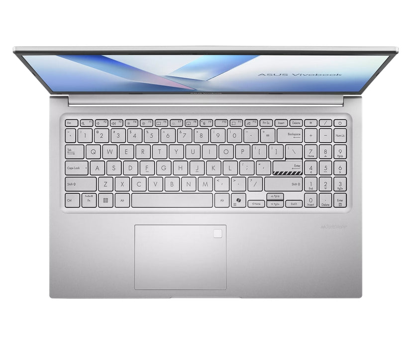 Asus Vivobook M1502NAQ-BQ041, AMD Ryzen 7, 15.6" FHD (1920X1080) 16:9, 16GB LPDDR5 (8 GB на BD), 512 GB SSD, подсветена клавиатура, БЕЗ ОС, Cool Silver