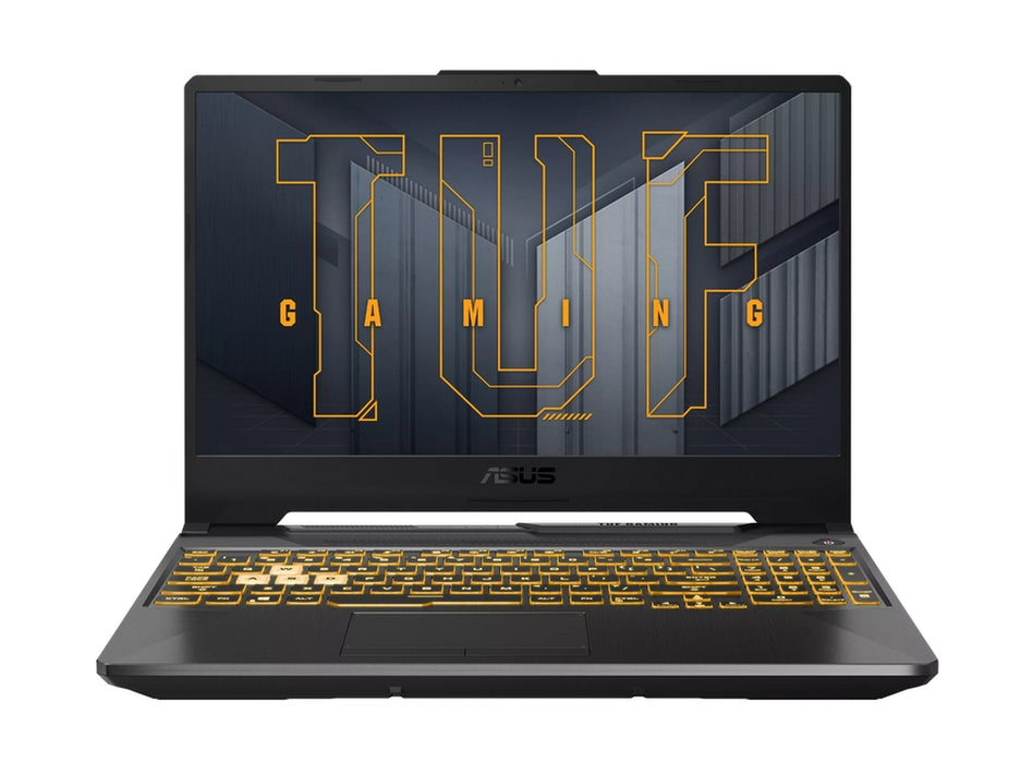 Asus TUF FA506NCG-HN207, AMD Ryzen 7 (R7 6C H) 15.6" FHD (1920x1080) 144 Hz, 16GB DDR5 4800(2*8), 1 TB M.2 SSD, RTX 3050 4GB GDDR6, Wi-Fi 6(802.11ax), подсветена Chiclet клавиатура, 1-зонна RGB, без операционна система, графитно черно
