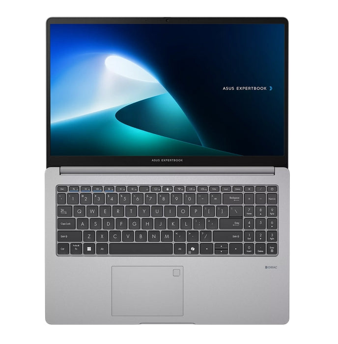 Asus ExpertBook P1503CVA-S72811, Intel Core 5 210H 2.2 GHz (12MB кеш, до 4.8 GHz, 8 ядра, 12 нишки), 15.6" FHD (1920 x 1080) 16:9, AG, 60Mhz, DDR5 32GB, 512GB M.2 G4, Wi-Fi 6. Bluetooth 5.4, VGA, HDMI, без операционна система, сив