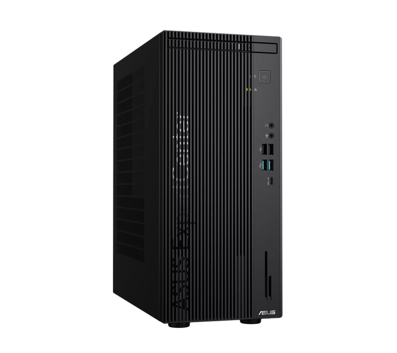 Asus ExpertCenter D7 Mini Tower, D701MER-7147003790, Intel i7-14700 2.1GHz (33MB кеш, до 5.3GHz, 20 ядра, 28 нишки), 32GB (16GB DDR5 U-DIMM *2 , 1TB PCIE SSD G4, Intel UHD Graphics, 180W, 15L, Черен, Кабелна клавиатура (USB)