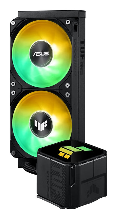 ASUS TUF GAMING LC III 240 ARGB процесор, водно охлаждане "всичко в едно", 12 см, черно