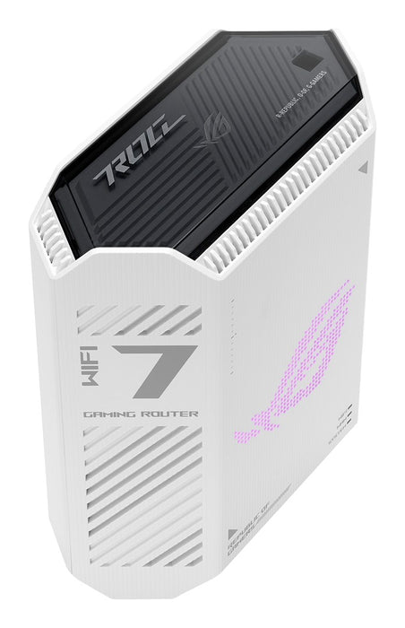 Безжичен рутер ASUS GS-BE7200 2.5 Gigabit Ethernet Двубандов (2.4 GHz / 5 GHz) Бял, Черен