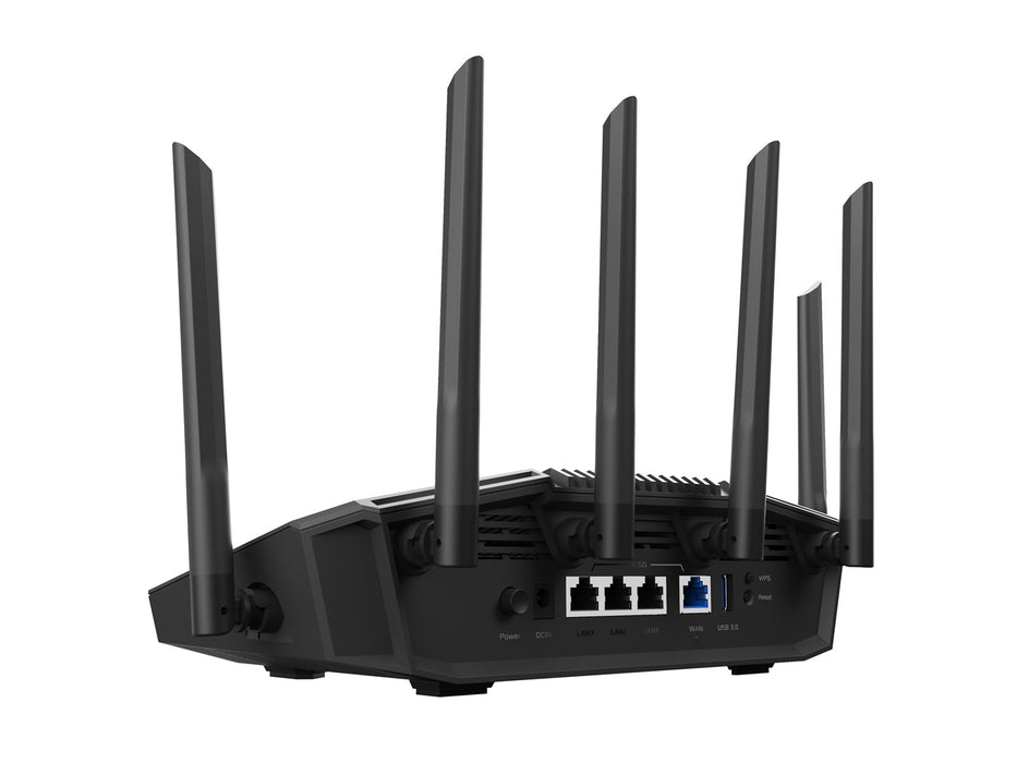 ASUS RT-BE90U BE9400 AiMesh безжичен рутер 2.5 Gigabit Ethernet Трибандов (2.4 GHz / 5 GHz / 6 GHz) Черен