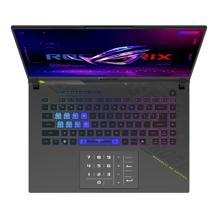 ASUS ROG Strix G614PR-R9161, Ryzen 9 8940HX, 16.0" FHD+, 165Hz IPS-ниво, 300 нита, AG, 16GB DDR5-5200 SSD, 1TB, GeForce RTX 5070 Ti, 12GB WLAN+BT, LAN камера, 1080p, 90Whrs, NoOS Eclipse, сив