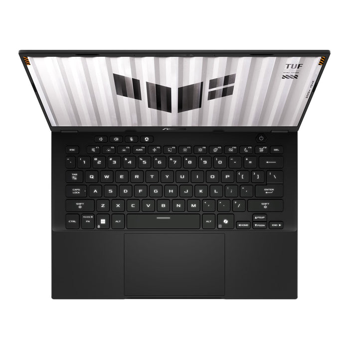 ASUS TUF Gaming A14 FA401UM-RG019, Ryzen 7 260, 14.0" 2.5K, 165Hz, IPS-ниво, 400 нита, AG, 32GB LPDDR5X SSD, 512 ГБ, GeForce RTX 5060, 8GB WLAN+BT, Cam, 1080p, 73Whrs, NoOS, Jaeger Grey