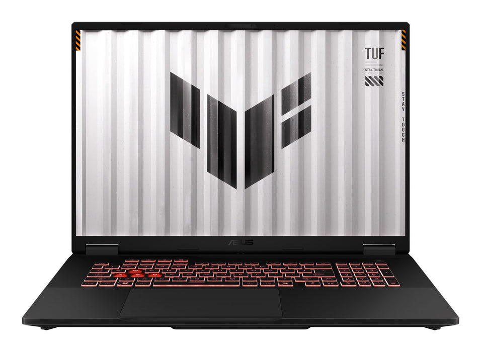 ASUS TUF Gaming A18 FA808UH-S8013W Лаптоп с AMD Ryzen™ 7 260, 45,7 см (18"), WUXGA, 16 GB DDR5-SDRAM, 512 GB SSD, NVIDIA® GeForce RTX™ 5050, графичен процесор за лаптоп, Wi-Fi 6E (802.11ax), Windows 11 Home, сив