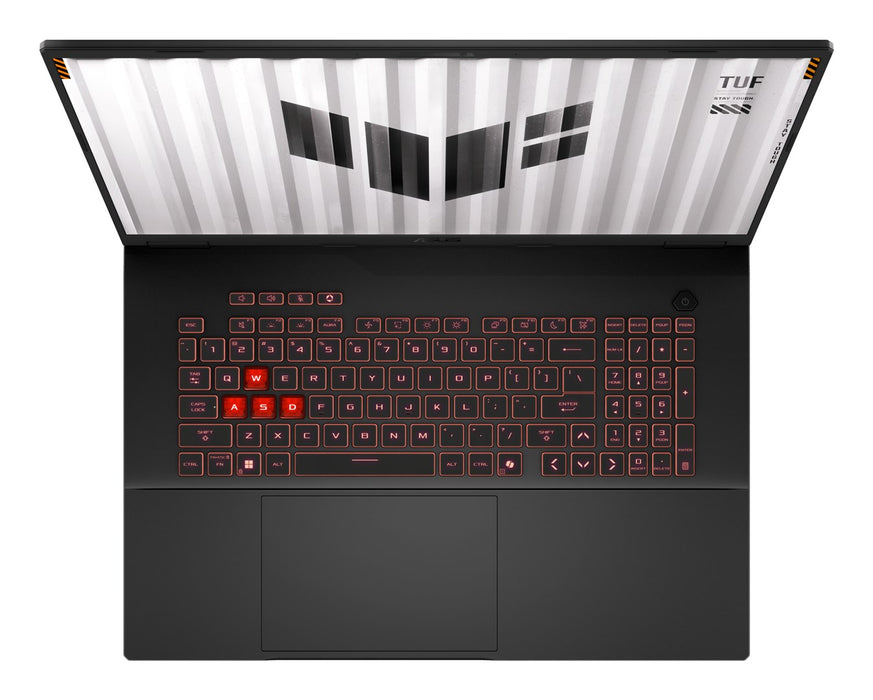 ASUS TUF Gaming A18 FA808UH-S8013W Лаптоп с AMD Ryzen™ 7 260, 45,7 см (18"), WUXGA, 16 GB DDR5-SDRAM, 512 GB SSD, NVIDIA® GeForce RTX™ 5050, графичен процесор за лаптоп, Wi-Fi 6E (802.11ax), Windows 11 Home, сив
