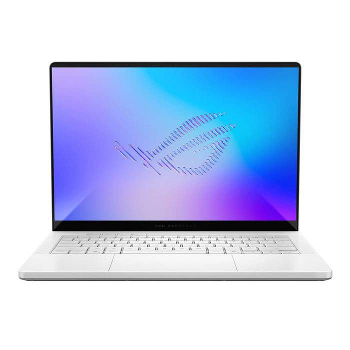 ASUS ROG Zephyrus G14 GU405AR-SY065 Ultra 9 386H 14.0"3K OLED 120Hz 1100nits AR 32GB LPDDR5X SSD1TB GeForce RTX 5070 Ti 12GB Cam1080p + IR 73Whrs NoOS Алуминий Платиново Бял