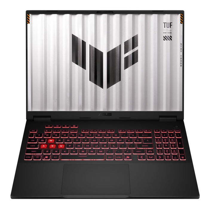 ASUS TUF Gaming A16 FA608UMI-R7165W, процесор Ryzen 7 260, 16.0"FHD+, 144Hz, 300nits, IPS-ниво, 16GB DDR5, SSD 512, GeForce RTX 5060 8GB, 1080p, 70Whrs, Win11, алуминий, цвят Jaeger Gray