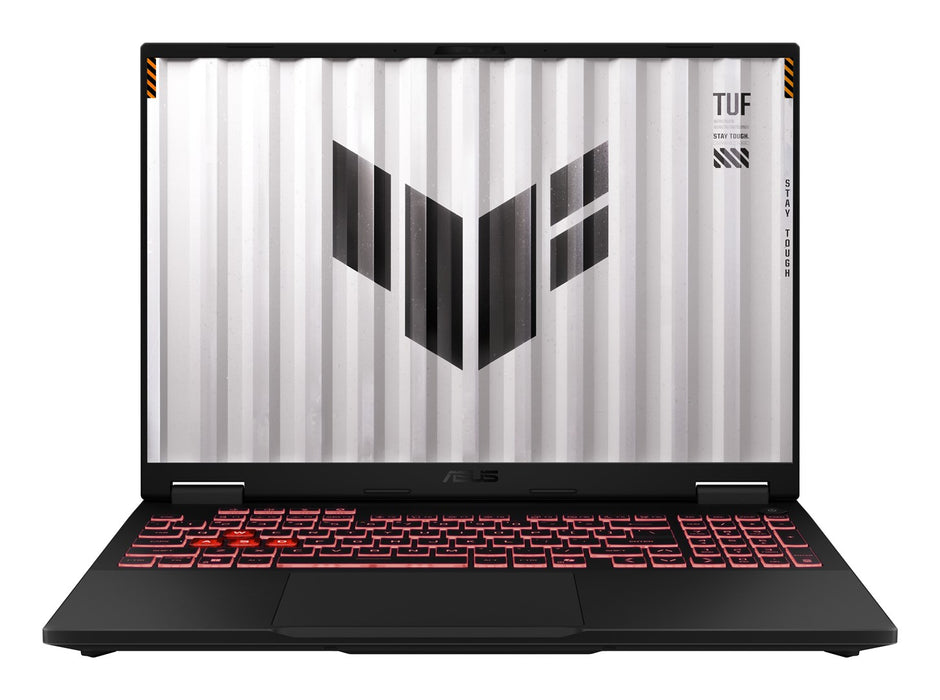 ASUS TUF Gaming A16 FA608UMI-R7165W, процесор Ryzen 7 260, 16.0"FHD+, 144Hz, 300nits, IPS-ниво, 16GB DDR5, SSD 512, GeForce RTX 5060 8GB, 1080p, 70Whrs, Win11, алуминий, цвят Jaeger Gray