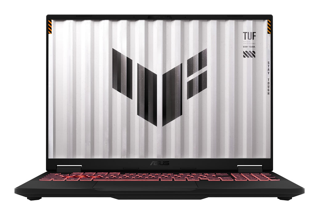 ASUS TUF Gaming A16 FA608UMI-R7165W, процесор Ryzen 7 260, 16.0"FHD+, 144Hz, 300nits, IPS-ниво, 16GB DDR5, SSD 512, GeForce RTX 5060 8GB, 1080p, 70Whrs, Win11, алуминий, цвят Jaeger Gray