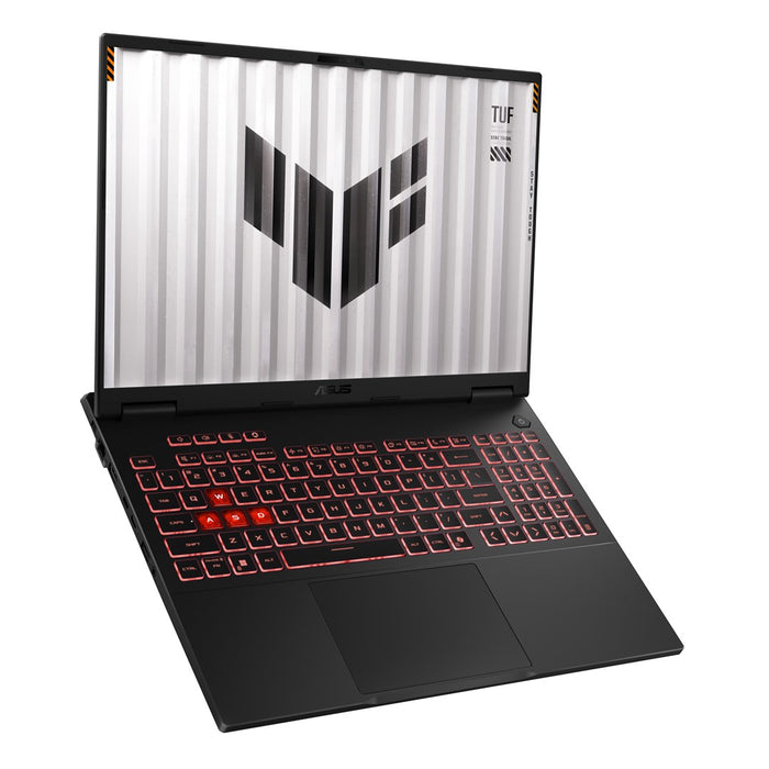 ASUS TUF Gaming A16 FA608UMI-R7165W, процесор Ryzen 7 260, 16.0"FHD+, 144Hz, 300nits, IPS-ниво, 16GB DDR5, SSD 512, GeForce RTX 5060 8GB, 1080p, 70Whrs, Win11, алуминий, цвят Jaeger Gray