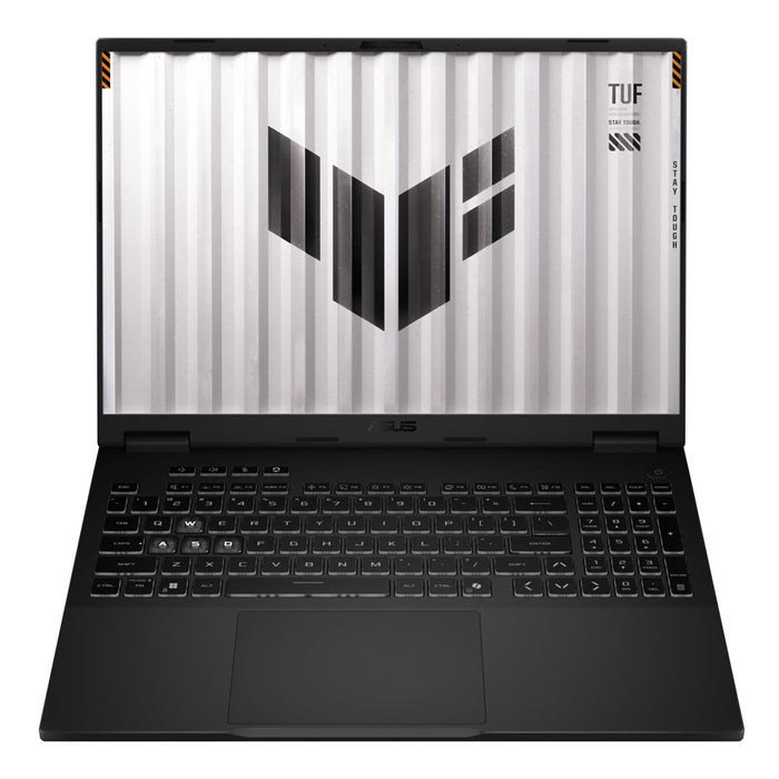 ASUS TUF Gaming A16 FA608UMI-R7165W, процесор Ryzen 7 260, 16.0"FHD+, 144Hz, 300nits, IPS-ниво, 16GB DDR5, SSD 512, GeForce RTX 5060 8GB, 1080p, 70Whrs, Win11, алуминий, цвят Jaeger Gray
