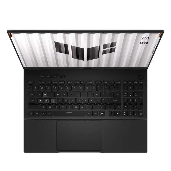 ASUS TUF Gaming A16 FA608UMI-R7165W, процесор Ryzen 7 260, 16.0"FHD+, 144Hz, 300nits, IPS-ниво, 16GB DDR5, SSD 512, GeForce RTX 5060 8GB, 1080p, 70Whrs, Win11, алуминий, цвят Jaeger Gray