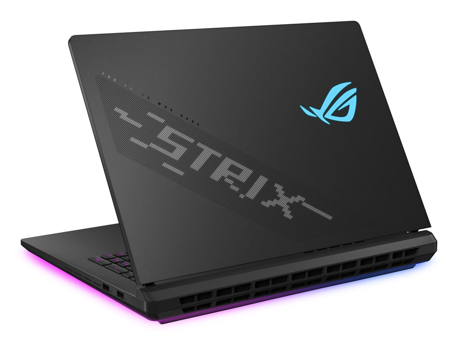 ASUS ROG Strix SCAR 18 G835LXG-U9644X Лаптоп Intel Core Ultra 9 290HX Plus 45.7 см (18") 4K Ultra HD 64 GB DDR5-SDRAM 4 TB SSD NVIDIA GeForce RTX 5090 Wi-Fi 7 (802.11be) Windows 11 Pro Черен