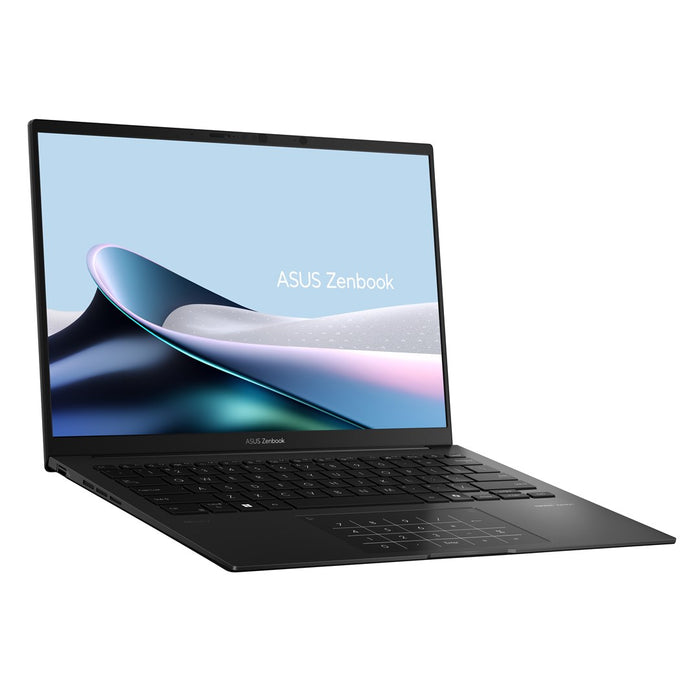 Лаптоп ASUS Zenbook 14 OLED UM3406HA-WS74T AMD Ryzen™ 7 8840HS 35,6 cm (14") Сензорен екран WUXGA 16 GB LPDDR5x-SDRAM 512 GB SSD Wi-Fi 6E (802.11ax) Windows 11 Home Черен Нов Repack/Repacked