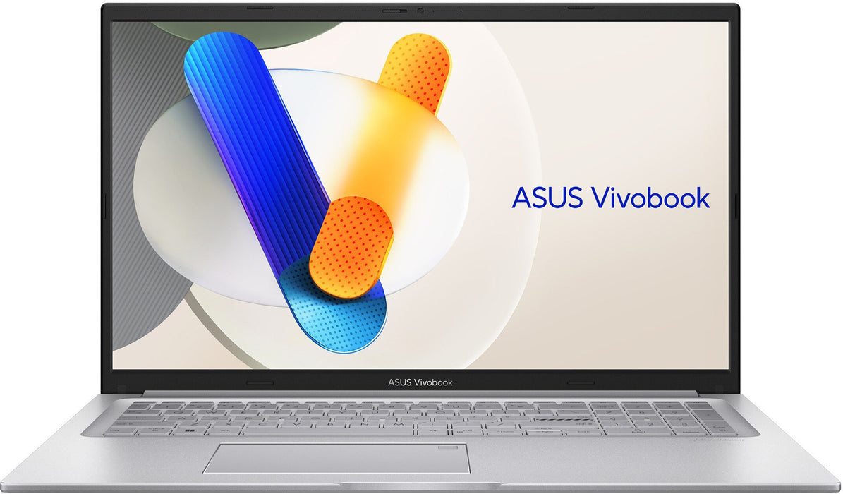 Лаптоп ASUS Vivobook 17 X1704VA-AU817W с Intel Core 5 120U, 43,9 см (17,3"), Full HD, 16 GB DDR4-SDRAM, 512 GB SSD, Wi-Fi 6 (802.11ax), Windows 11 Home, сребрист