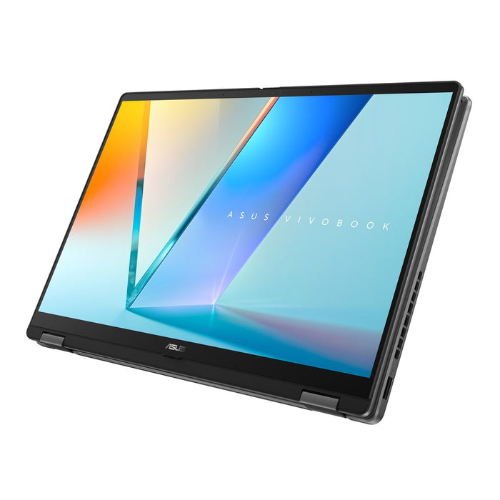 ASUS Vivobook 14 Flip TP3407SA-DS74T Intel Core Ultra 7 256V Хибриден (2 в 1) 35.6 см (14") Сензорен екран WUXGA 16 GB LPDDR5x-SDRAM 1 TB SSD Wi-Fi 7 (802.11be) Windows 11 Home Сив Нов Преопакован/Преопакован