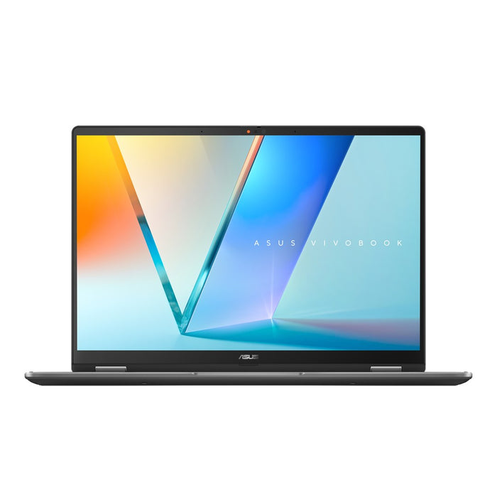 ASUS Vivobook 14 Flip TP3407SA-DS74T Intel Core Ultra 7 256V Хибриден (2 в 1) 35.6 см (14") Сензорен екран WUXGA 16 GB LPDDR5x-SDRAM 1 TB SSD Wi-Fi 7 (802.11be) Windows 11 Home Сив Нов Преопакован/Преопакован