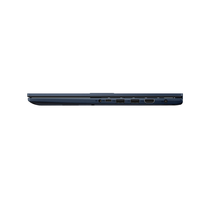 ASUS Vivobook 15 X1504VA-BQ4281W, 15.6" FHD IPS дисплей, Core 3 100U, 250 нита, 60 Hz AG, 16 GB DDR5, 512 GB SSD, Intel Graphics, WLAN + Bluetooth, 720p уеб камера, 42 Wh батерия, Windows 11, тих, син