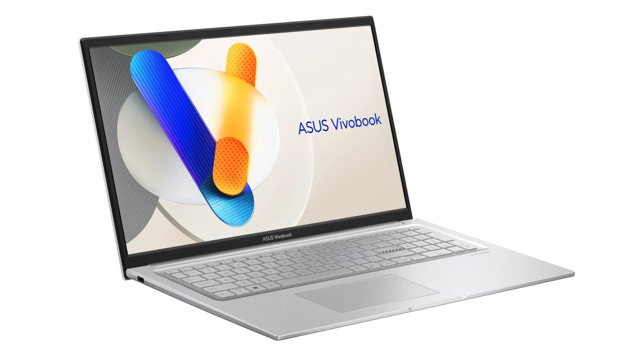 ASUS Vivobook 17 X1704VA-AU1067, Core 5 120U, 17.3" FHD, IPS панел, 60Hz, 250 нита, AG, 16GB DDR5 SSD, 512 GB, Intel Graphics Cam, 720p, 50Whrs, NoOS, Cool Silver