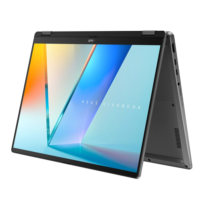 ASUS Vivobook 14 Flip TP3407SA-SG146W Ultra 5 226V 14.0"WUXGA Touch 60Hz 300nits AG 16GB LPDDR5X SSD512 Intel Arc Graphics CamFHD 70Whrs Win11 матово сив