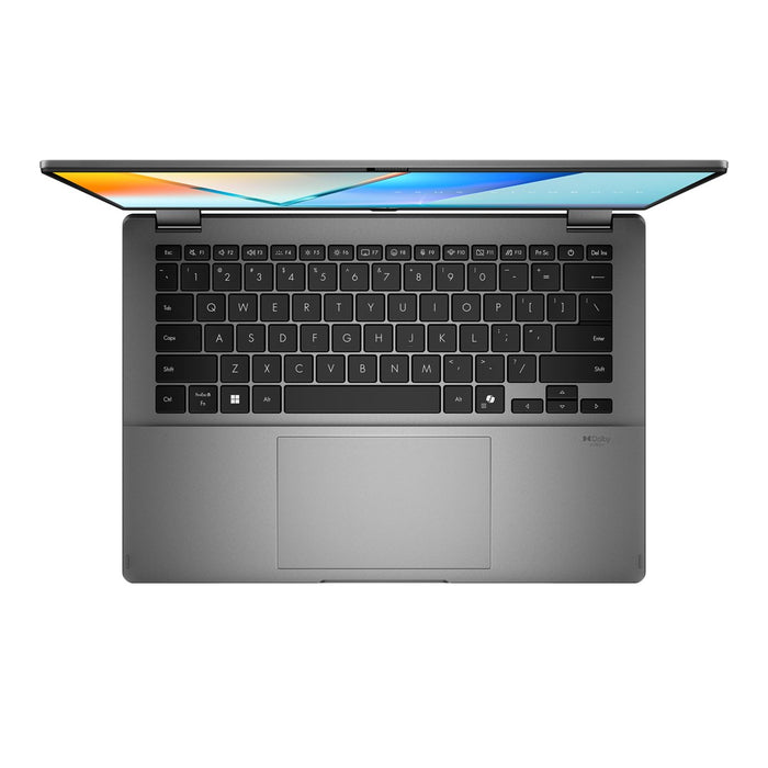 ASUS Vivobook 14 Flip TP3407SA-SG146W Ultra 5 226V 14.0"WUXGA Touch 60Hz 300nits AG 16GB LPDDR5X SSD512 Intel Arc Graphics CamFHD 70Whrs Win11 матово сив