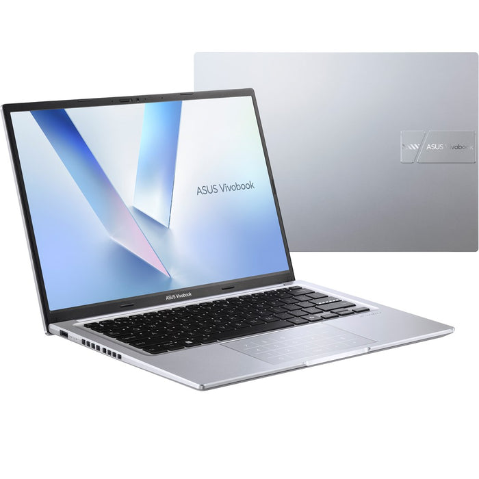 ASUS Vivobook 14 M1405NAQ-LY016W Ryzen 5 1500 14.0" WUXGA IPS дисплей 60Hz 300 нита AG 16GB DDR5 512GB SSD Radeon Graphics 720p уеб камера 42Wh батерия Windows 11 Cool Silver