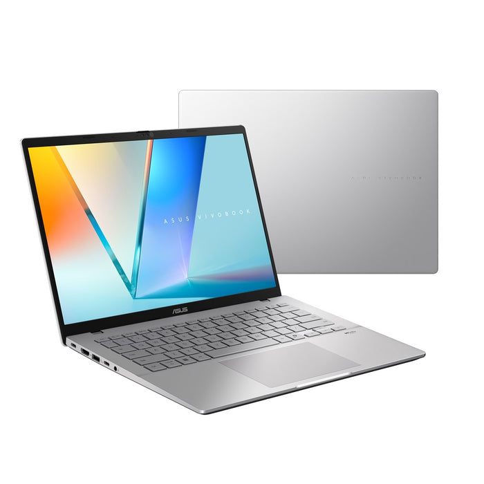 ASUS Vivobook S14 M3407GA-SF013W Ryzen AI 7 445 14.0" WUXGA 60Hz 300 нита 16GB DDR5 512GB SSD Radeon Graphics FHD уеб камера 70Wh батерия Windows 11 Алуминий Cool Silver