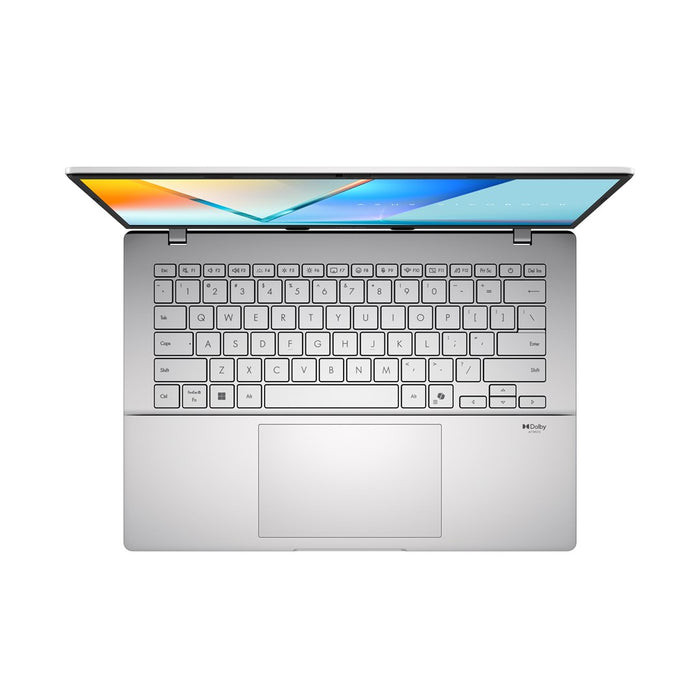 ASUS Vivobook S14 M3407GA-SF013W Ryzen AI 7 445 14.0" WUXGA 60Hz 300 нита 16GB DDR5 512GB SSD Radeon Graphics FHD уеб камера 70Wh батерия Windows 11 Алуминий Cool Silver