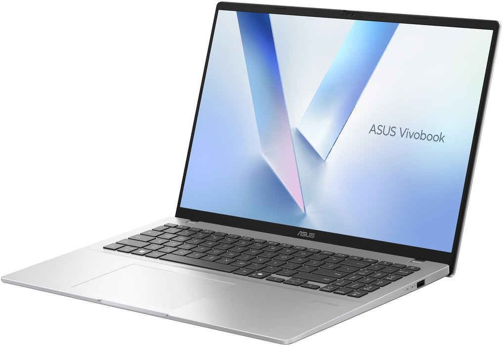 ASUS Vivobook 16 X1607AA-MB010W Ultra 5 325 16.0"WUXGA IPS-level панел 60Hz 300nits AG 16GB DDR5 SSD512 Intel Graphics WLAN+BT Cam1080p 42Whrs Win11 Cool Silver