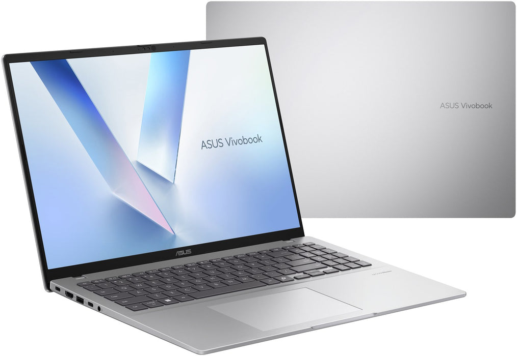 ASUS Vivobook 16 X1607AA-MB010W Ultra 5 325 16.0"WUXGA IPS-level панел 60Hz 300nits AG 16GB DDR5 SSD512 Intel Graphics WLAN+BT Cam1080p 42Whrs Win11 Cool Silver
