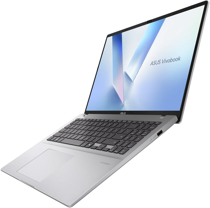 ASUS Vivobook 16 X1607AA-MB010W Ultra 5 325 16.0"WUXGA IPS-level панел 60Hz 300nits AG 16GB DDR5 SSD512 Intel Graphics WLAN+BT Cam1080p 42Whrs Win11 Cool Silver