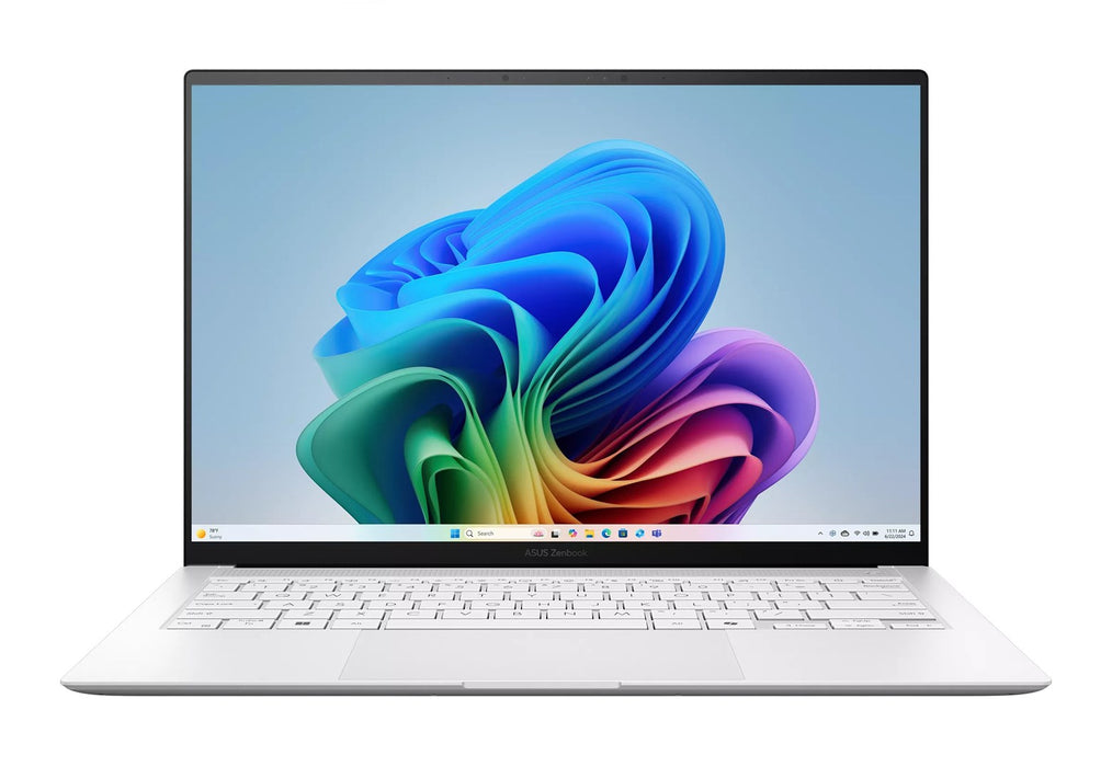 ASUS Zenbook S 14 UX5406SA-QJ502W Ultra 7 256V 14.0"WUXGA OLED 60Hz 400nits AG 16GB LPDDR5X SSD512 Intel Arc Graphics CamFHD 72Whrs Win11 Scandinavian White